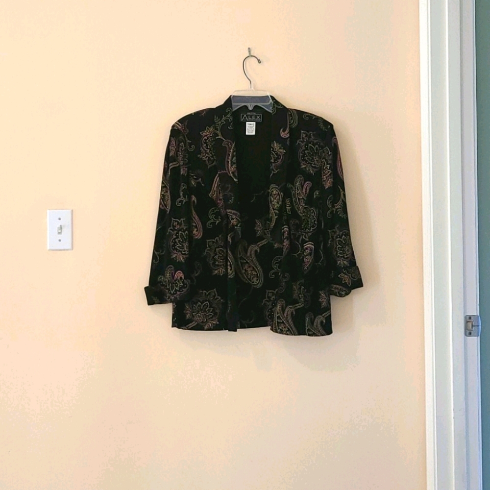 Stretchy dressy sleeveless top & jacket